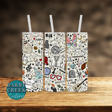 Load image into Gallery viewer, #TaylorSwiftInspired #MusicInspiredTumbler #StainlessSteelTumbler #TumblerForSwifties #MusicIconMerchandise #CelebrityInspiredTumbler #TaylorSwiftFanMerch #StainlessSteelDrinkware #MusicLoversTumbler #TaylorSwiftCollectible #IconicTumblerDesign #MusicInfluenceTumbler #TumblerForFans #TaylorSwiftMemorabilia #MusicArtistInspired #TumblerWithInspiration #MusicFandomMerch #StainlessSteelMerchandise #TaylorSwiftGiftIdeas #ExclusiveTumblerDesign