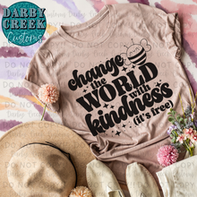 Load image into Gallery viewer, Change the World with Kindness. Bee Kind Collection