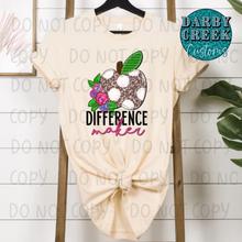 Load image into Gallery viewer, Difference Maker - Teacher T-shirt