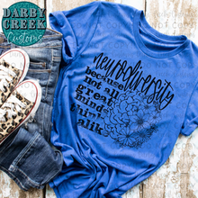 Load image into Gallery viewer, Neurodiversity because not all great minds think alike. Autism Awareness