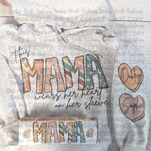Load image into Gallery viewer, This mama wears her heart on her sleeve