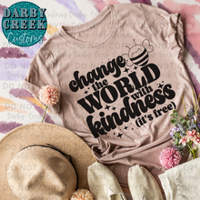 Load image into Gallery viewer, Change the World with Kindness. Bee Kind Collection
