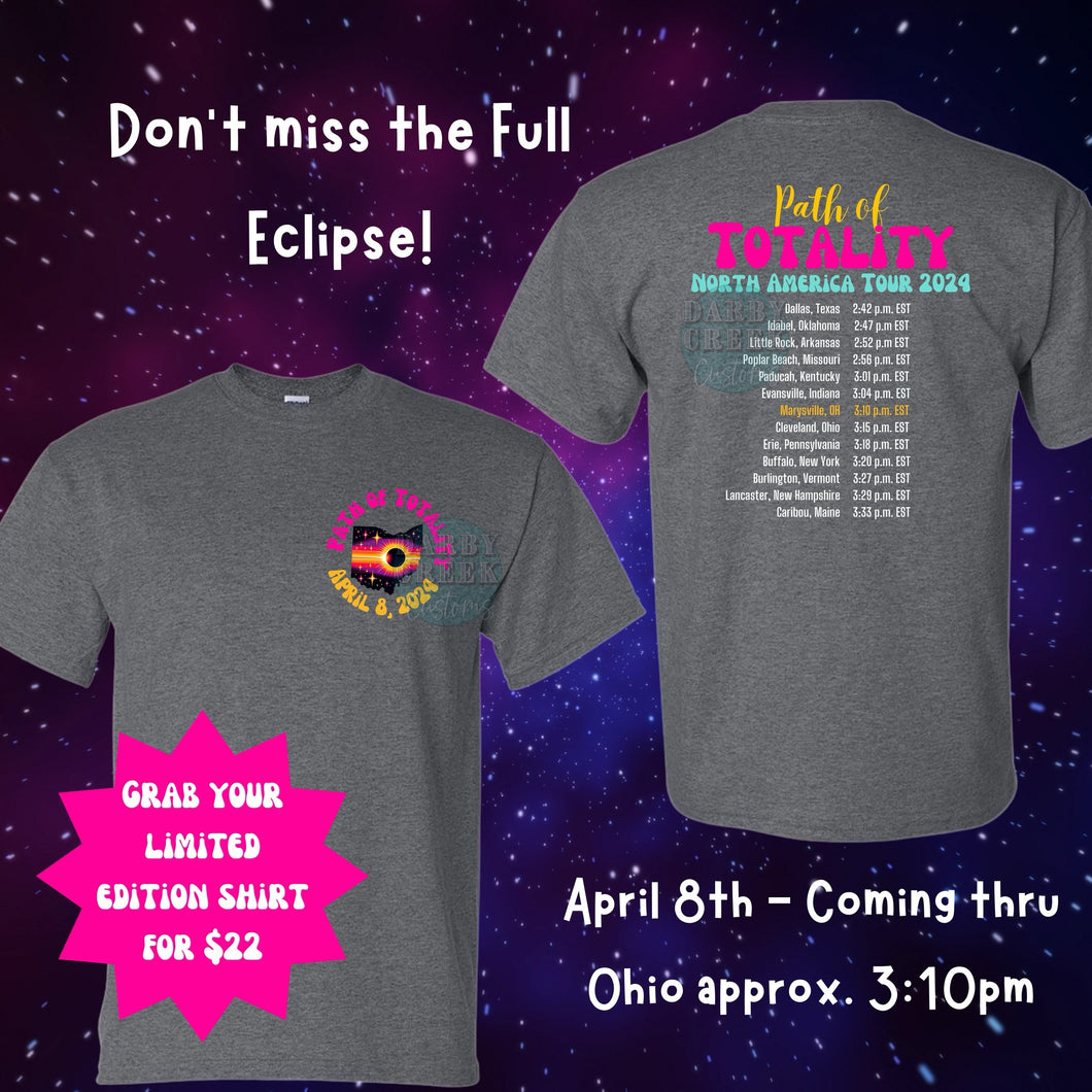 Sold Out! - Marysville, OH Solar Eclipse Shirt