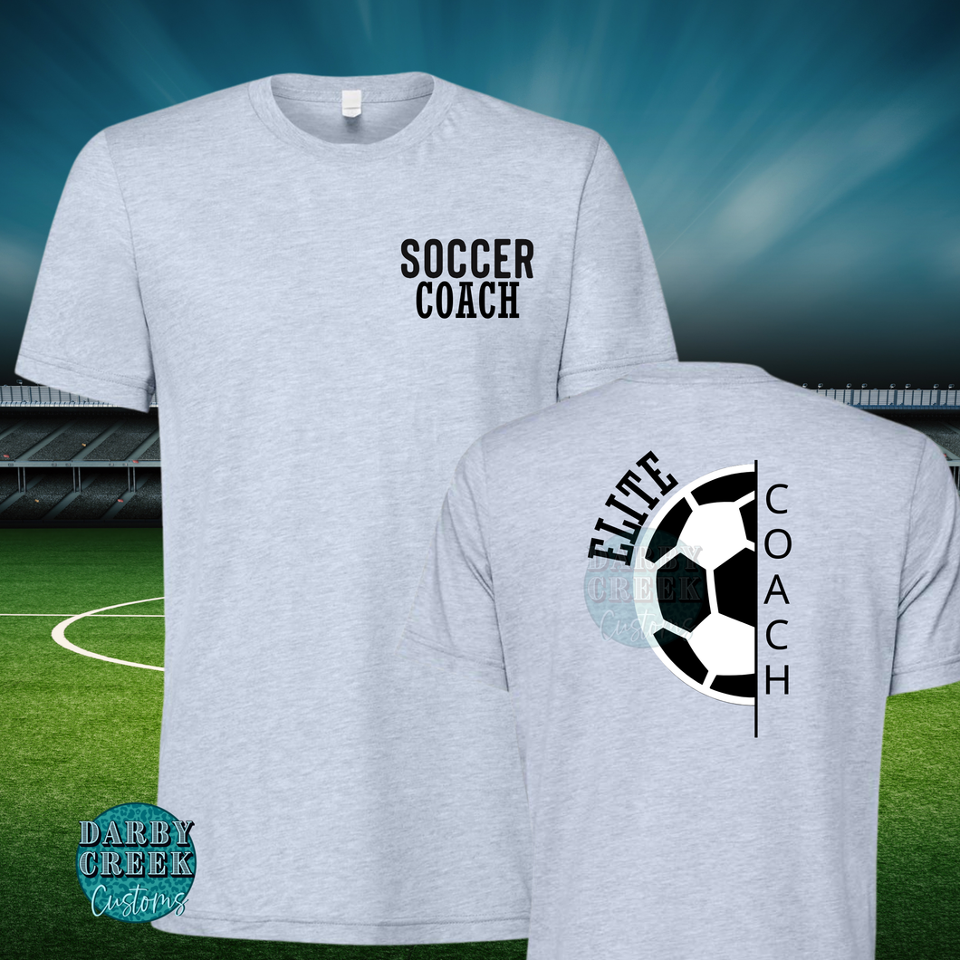 Soccer Coach with personalized back