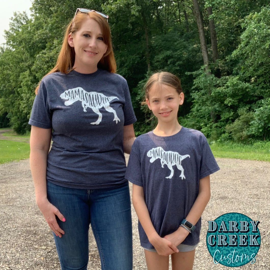 Mama-saurus & Mini-saurus T-shirt