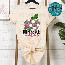 Load image into Gallery viewer, Difference Maker - Teacher T-shirt
