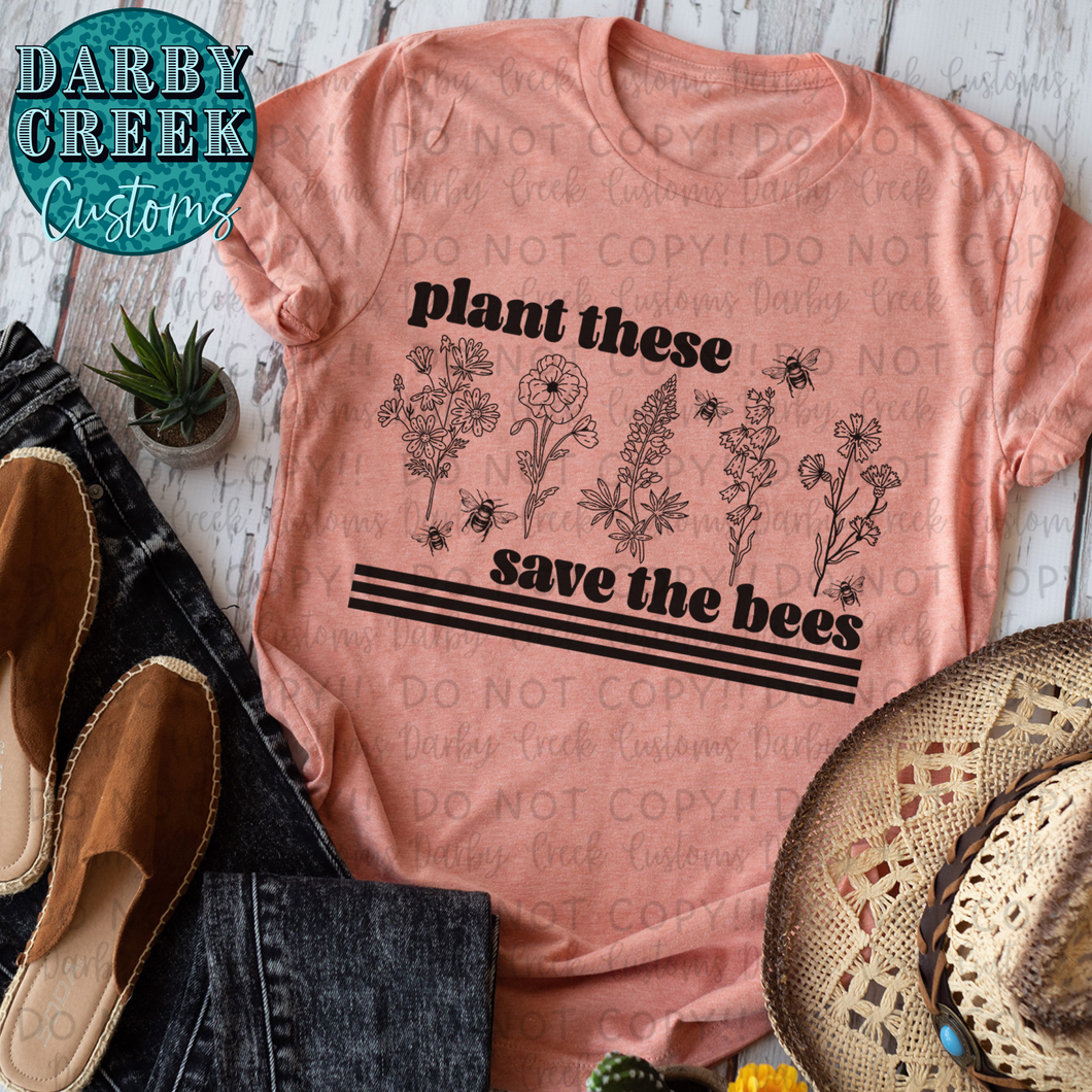 Plant These. Save the Bees. Bee Kind Collection