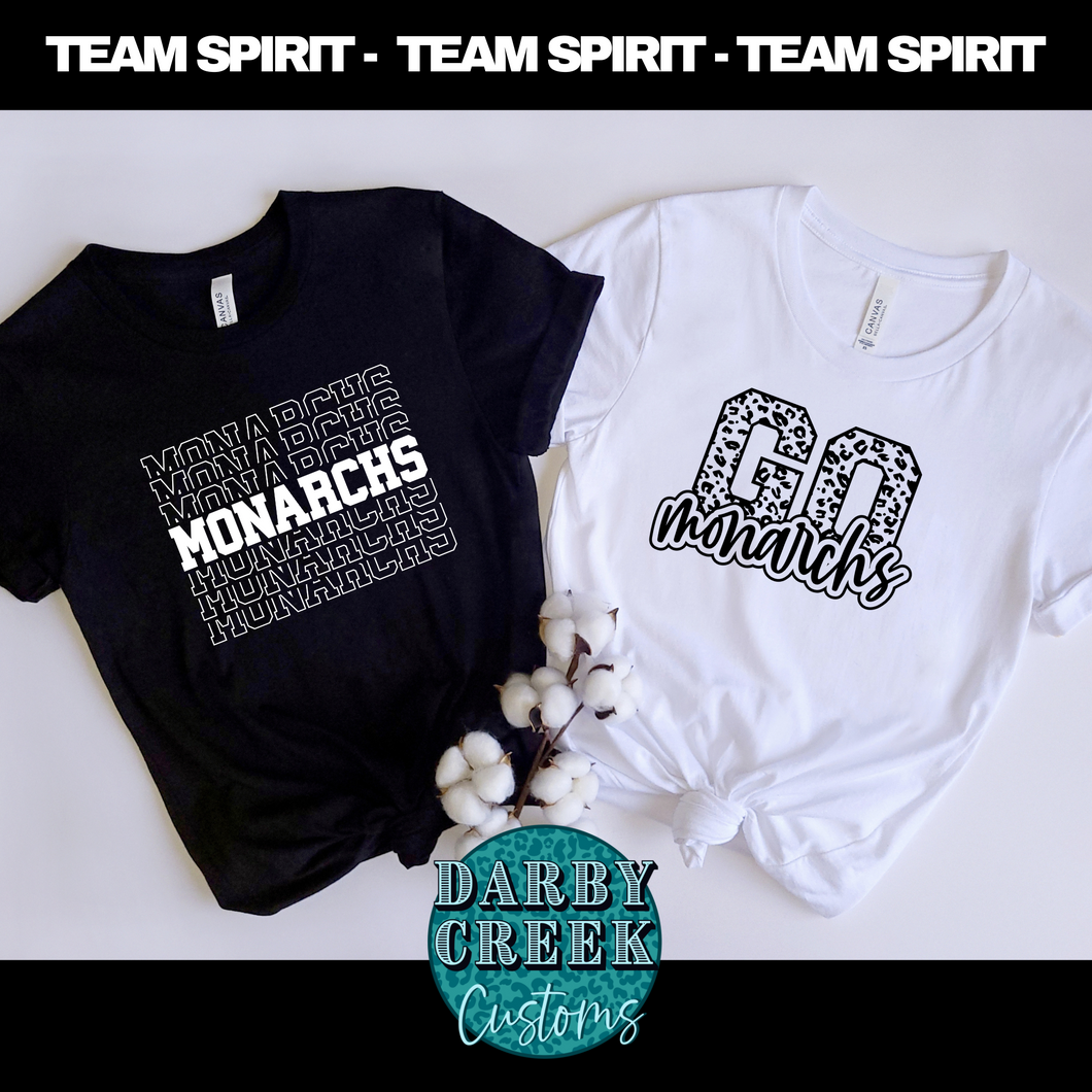 Monarch Team  - Team Spirit Tee Collection