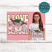 Load image into Gallery viewer, I Love School - Youth Tee
