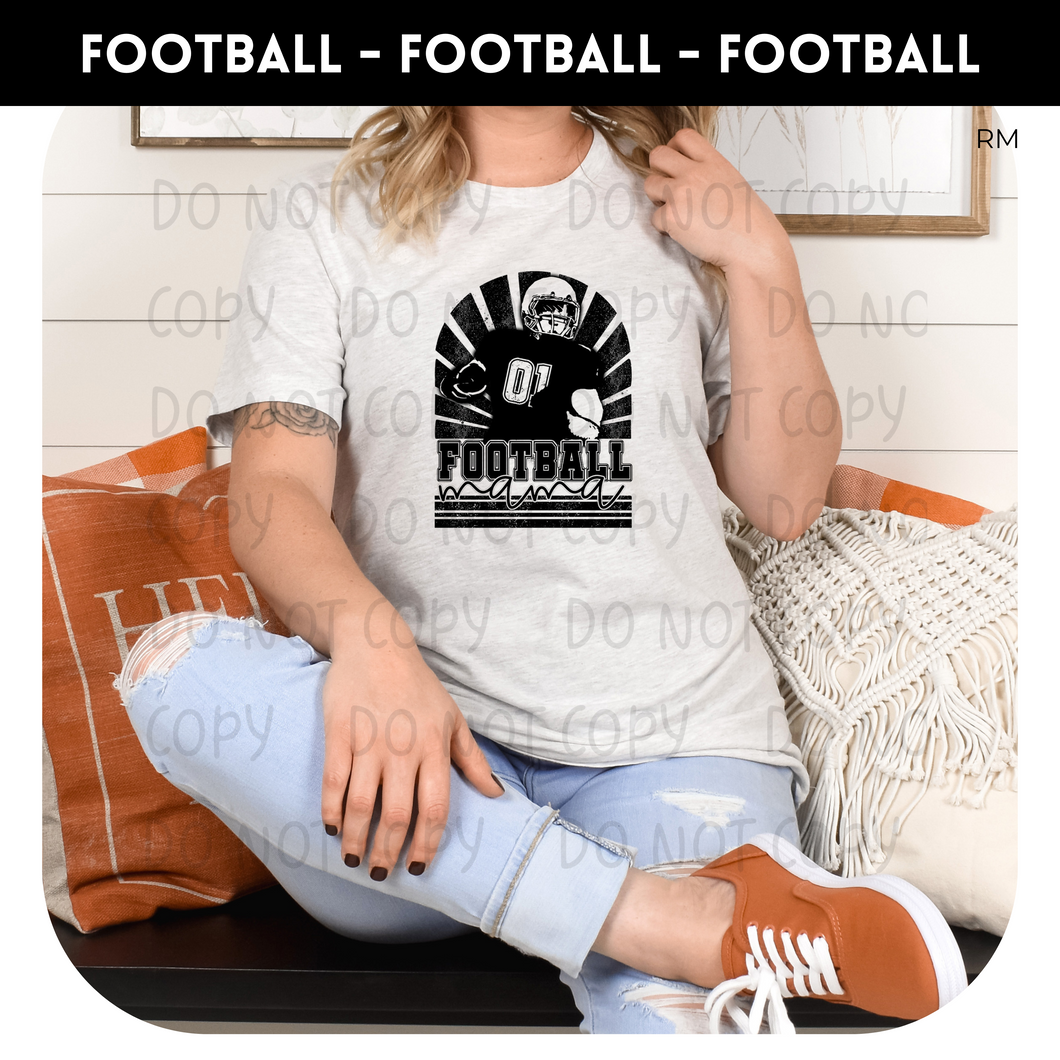 Football Mama Vintage Tee - Football Collection