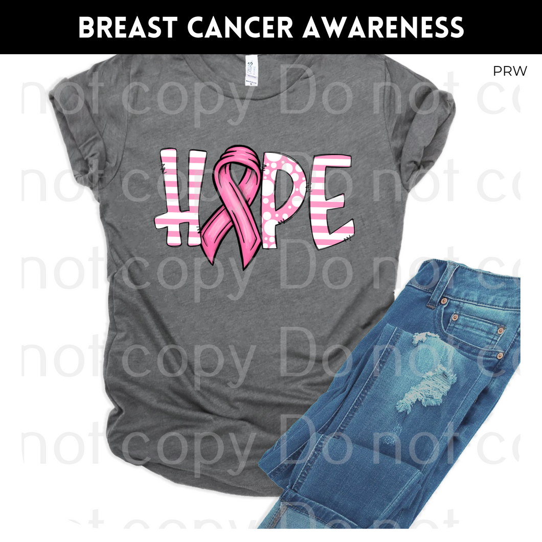 Hope - Custom Breast Cancer Awareness Tee