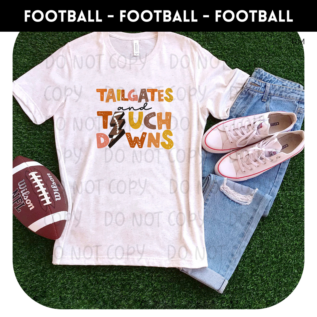 Tailgates and Touchdowns Tee - Football Collection