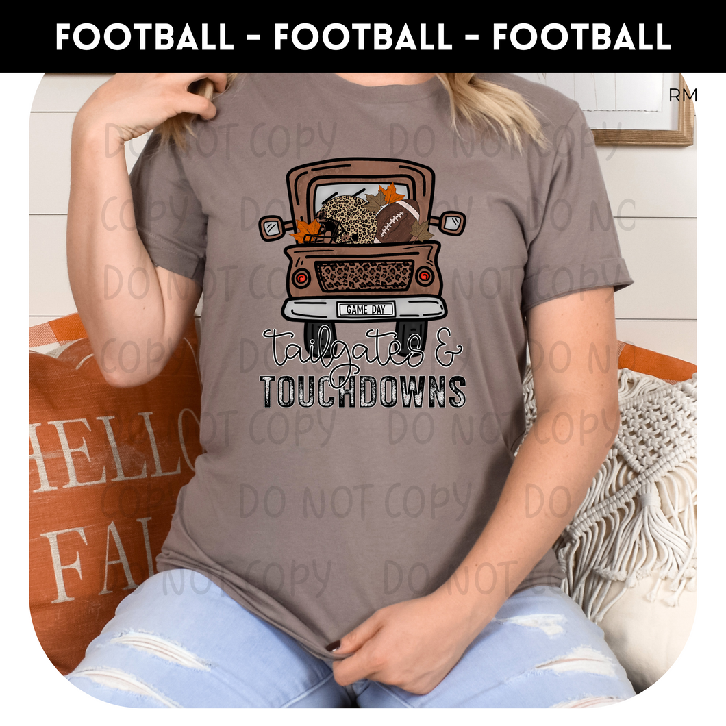 Tailgates and Touchdowns Truck Tee - Football Collection