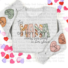 Load image into Gallery viewer, This mama wears her heart on her sleeve
